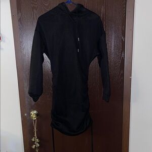 Black Hooded Dress